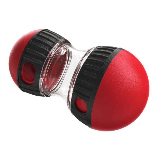 Distributeur de croquettes pour chat jouet ludique stimulant rouge anti anxiété - Whisker Maze™