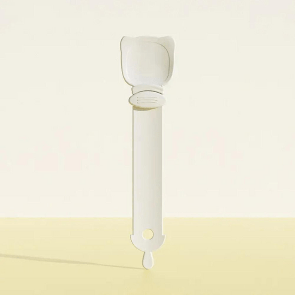 Distributeur nourriture chat gris MeowSpoon™