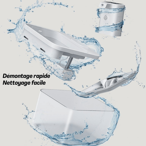 Fontaine eau chat pratique facile à démonter nettoyage élément simple Olyss™