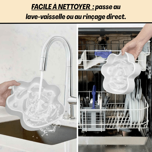 Gamelle anti glouton chat | Tempo Croc™ - Amour de Chat