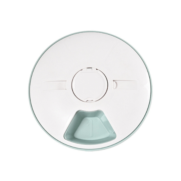 Gamelle automatique chat sans fil programmable 6 repas humides secs vert - Feeder 600 Cat™