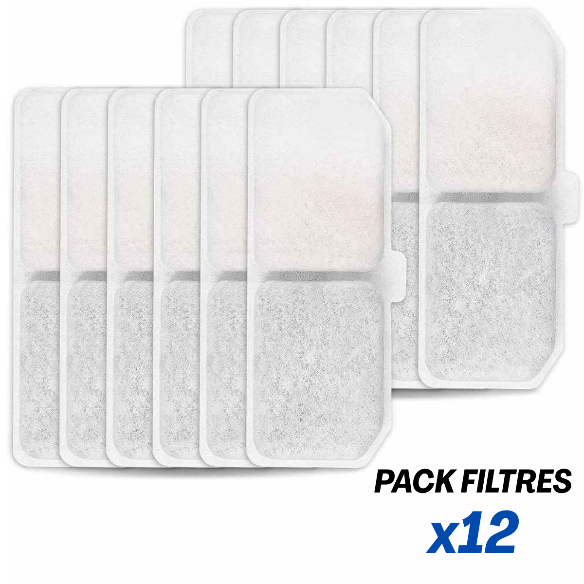 Pack filtre fontaine a eau chat AquaLove x12