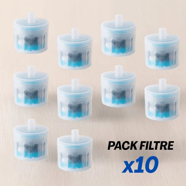 Filtre fontaine à eau chat pack durée x10 dix mois coton carbone eau saine NaturaFresh™