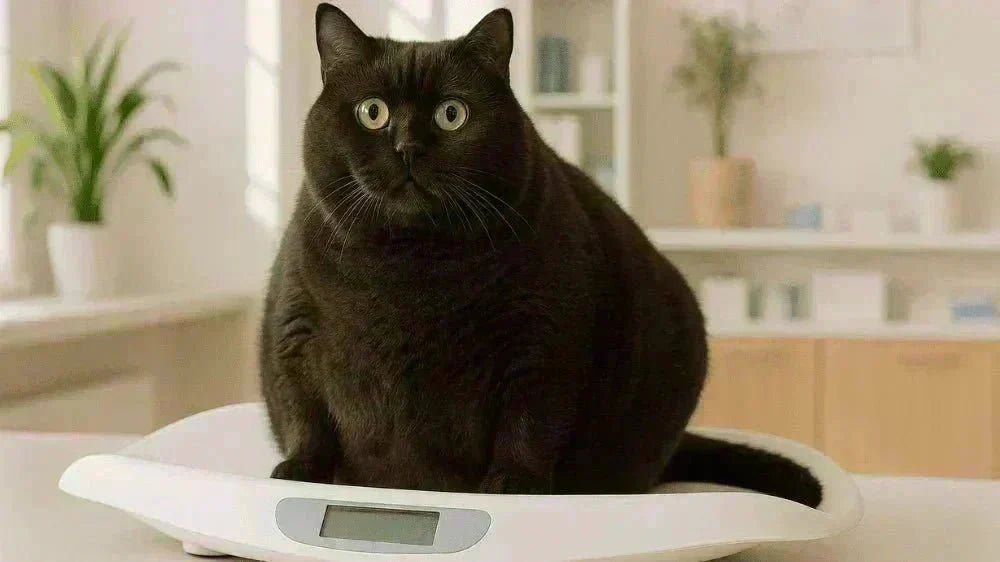 Chat gros balance surpoids pesée comprendre comment bien nourrir son félin - Amour de Chat