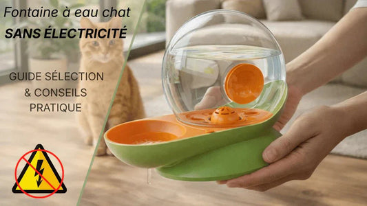 Fontaine à eau chat sans électricité : guide sélection et conseils pratiques