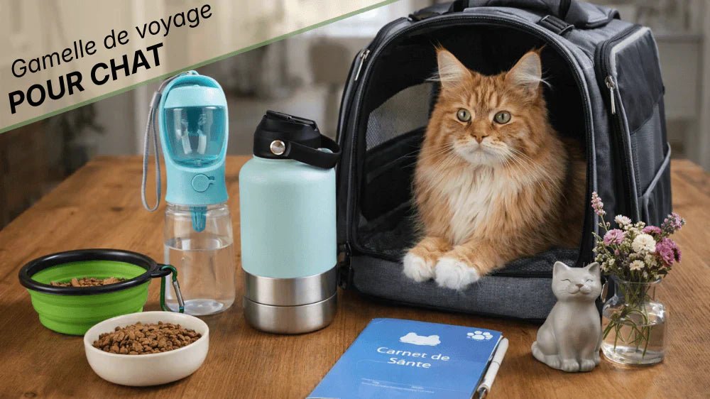 Gamelle de voyage pour chat : comment bien nourrir et hydrater son félin en déplacement sans stress
