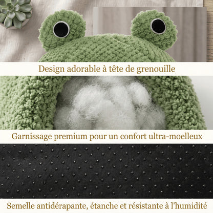 Abri chats avec garnissage premium et semelle antidérapante résistante à l'humidité