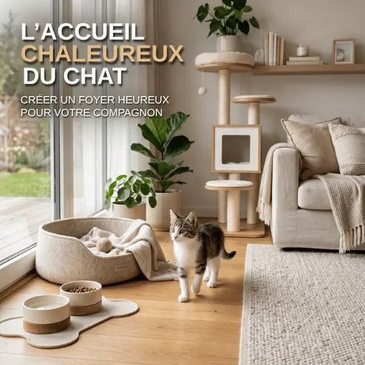 Accueillir un chat sereinement dans une maison chaleureuse et calme