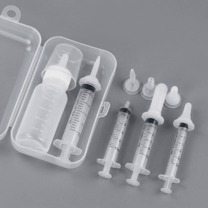 Biberon chaton kit complet avec seringues tétines et biberon pour nourrissage précis