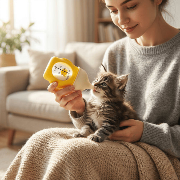 Chatons biberon allaitement maison confort tétine douce anti étouffement