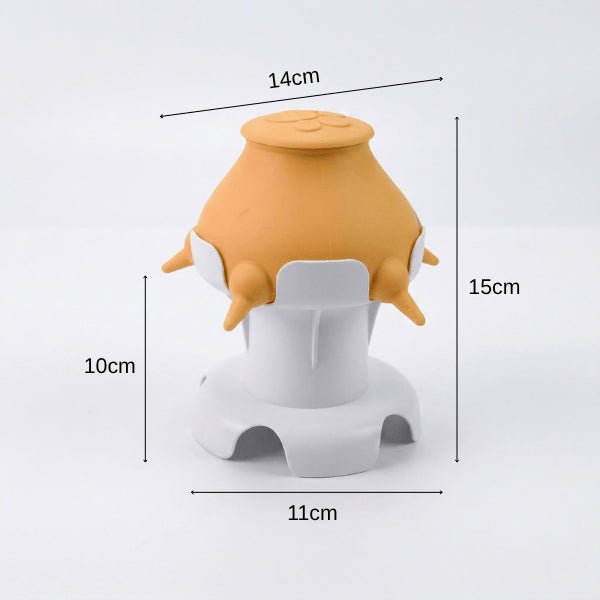 Biberon pour chatons dimensions idéales hauteur adaptée pour sevrage confortable et sécurisé
