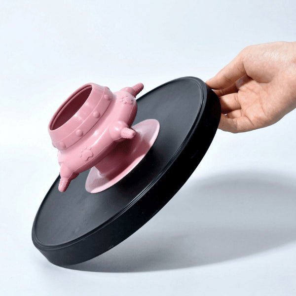 Biberon pour chatons fixation ventouse stable empêche glissement et renversement pendant utilisation