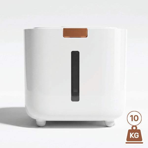 Boite croquette chat hermétique grande capacité 10 kg avec fenêtre transparente pratique