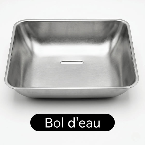 Bol eau inox remplacement pour distributeurs nourriture pour chats