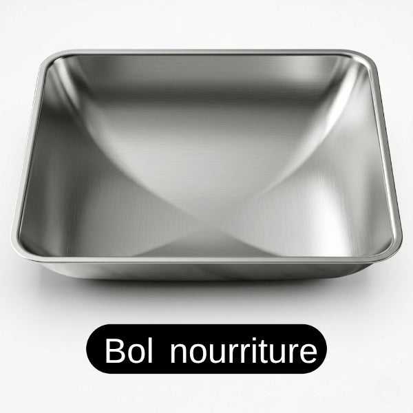 Bol nourriture inox remplacement pour distributeurs nourriture pour chats