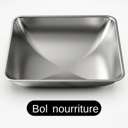 Bol nourriture inox remplacement pour distributeurs nourriture pour chats