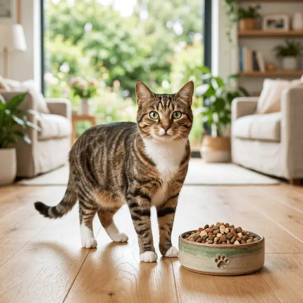 Chat en pleine forme avec poil brillant et vitalité