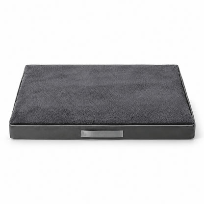 Coussin mémoire de forme chat gris avec surface moelleuse et base stable