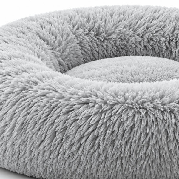 Coussin pour chat en fourrure longue à texture épaisse douce et soyeuse