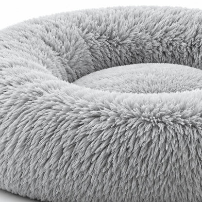 Coussin pour chat en fourrure longue à texture épaisse douce et soyeuse