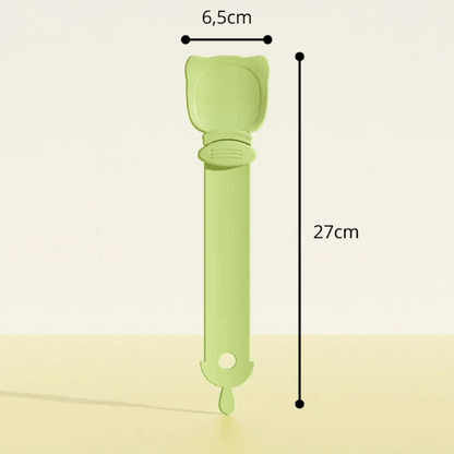 Dimensions distributeur nourriture chat MeowSpoon™ 6,5cm x 27cm