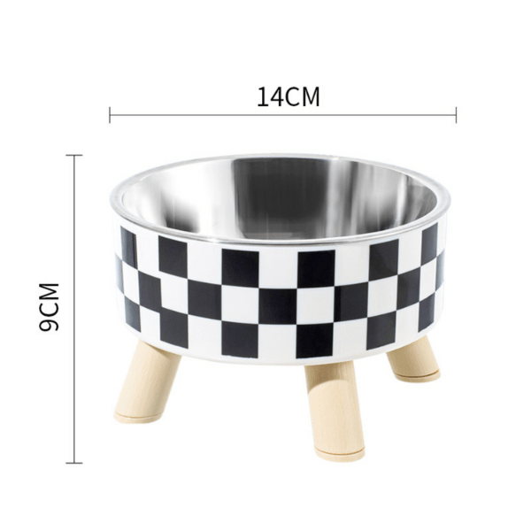Dimensions gamelle chat damier Festin'Félin™
