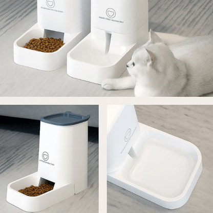 Distributeur automatique croquettes chat design présentation | DesignFeed™
