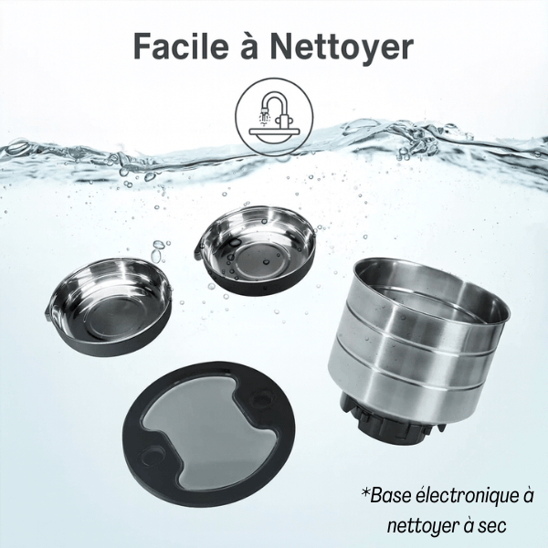 Distributeur automatique croquettes chat wifi amovible démontable cuve inox | FeederWifi™ - Amour de Chat