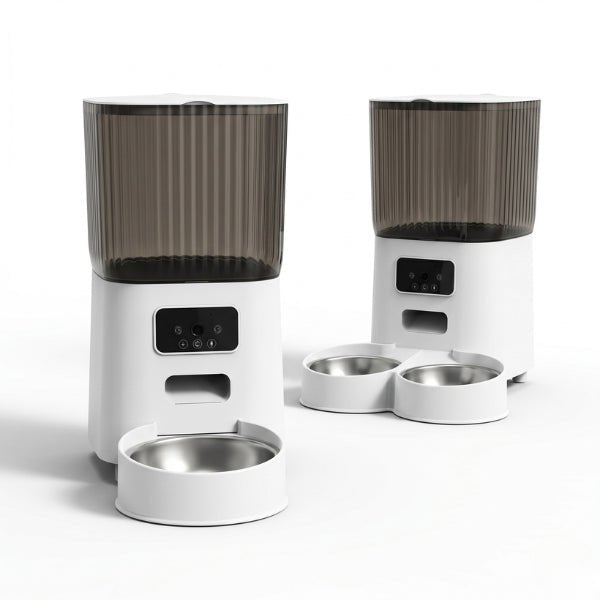 Distributeur automatique de croquettes pour chat connecté caméra pour 1 ou 2 chats meilleure habitude alimentaire