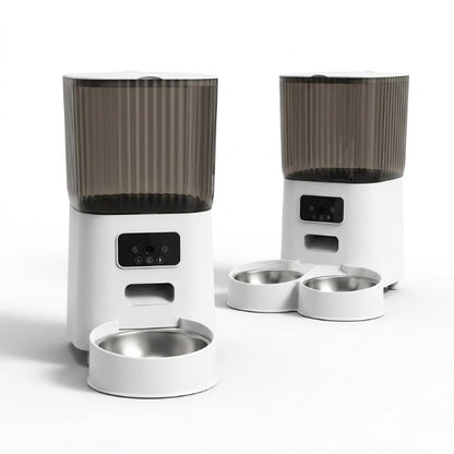 Distributeur automatique de croquettes pour chat connecté caméra pour 1 ou 2 chats meilleure habitude alimentaire