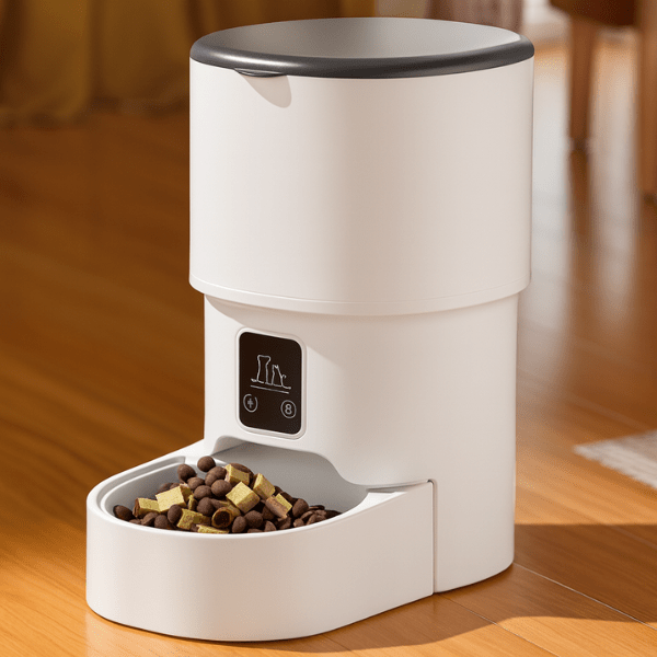 Distributeur croquette chat intelligent automatique programmé connecté | Royal Feeder™ - Amour de Chat
