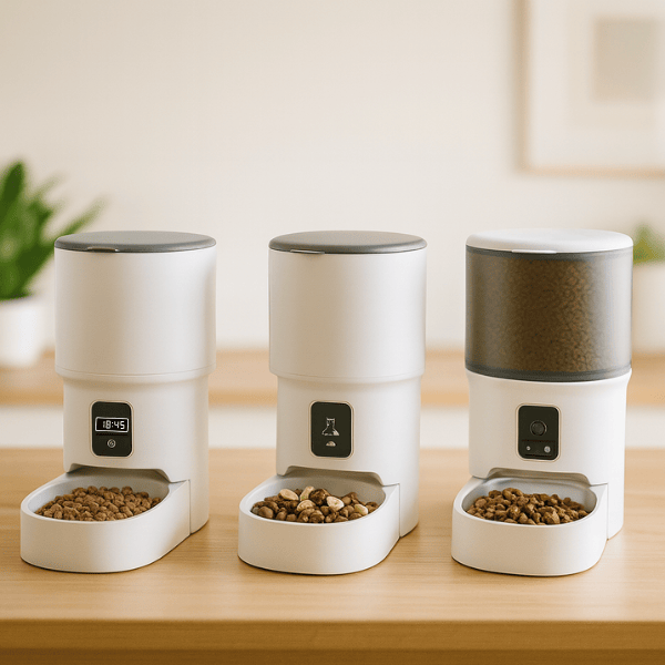 Distributeur croquette chat sans fil 3 options bouton wifi vidéo variantes Royal Feeder™