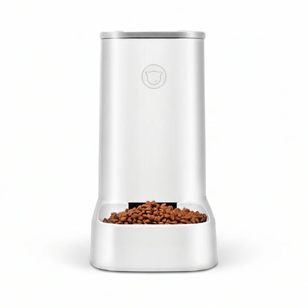 Distributeur croquettes chat design hermétique repas frais autonome et pratique petit espace