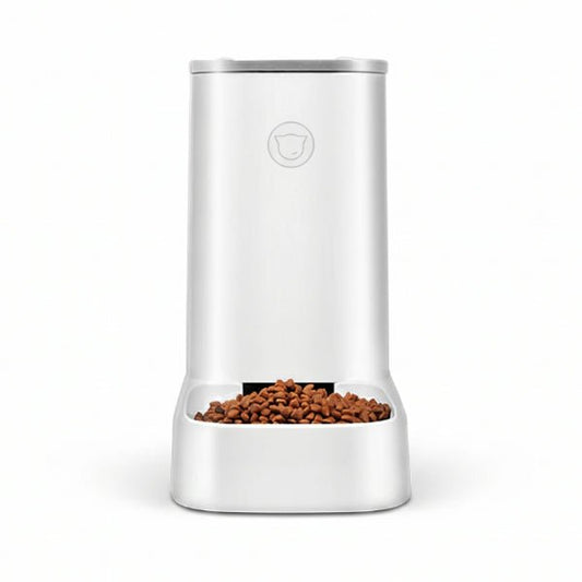 Distributeur croquettes chat design hermétique repas frais autonome et pratique petit espace