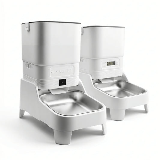 Distributeur croquettes surélevé automatique confort alimentaire réduction tension cervicales