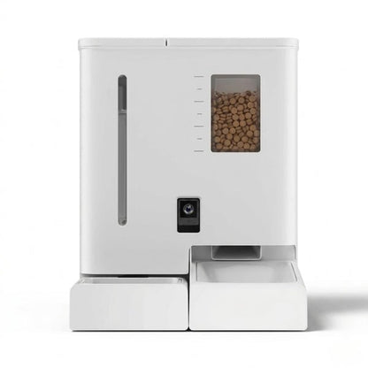 Distributeur de croquettes et eau chat automatique intelligent connecté gestion alimentation fraîche complète