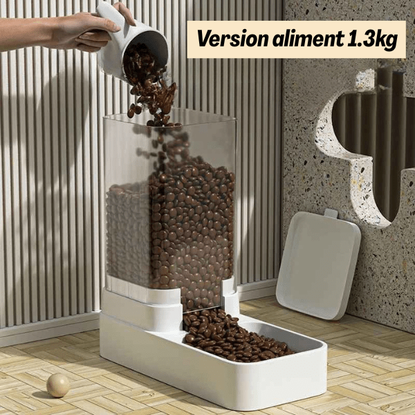 Distributeur de croquettes pour chat | Essentiel Félin™ - Amour de Chat