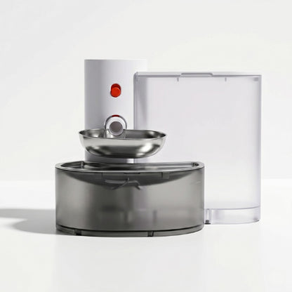 Distributeur eau pour chat avec bol inox hygiénique durable premium