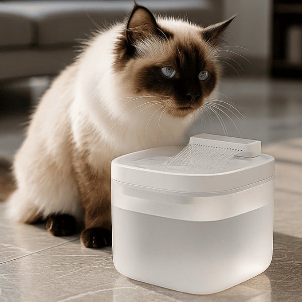 Distributeur eau pour chat design automatique à jets filtrant meilleure hydratation Nekoliss™