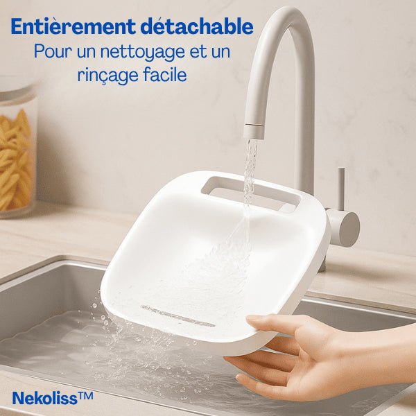 Distributeur eau pour chat pratique détachable démontable facile à nettoyer rincer Nekoliss™