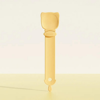 Distributeur nourriture chat jaune MeowSpoon™