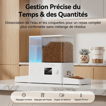 Distributeurs nourriture pour chats avec portions programmables et rappels intelligents