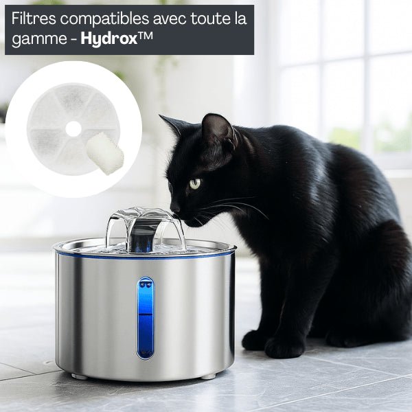 Filtre fontaine a chat compatible toute la gamme fontaine inox Hydrox™