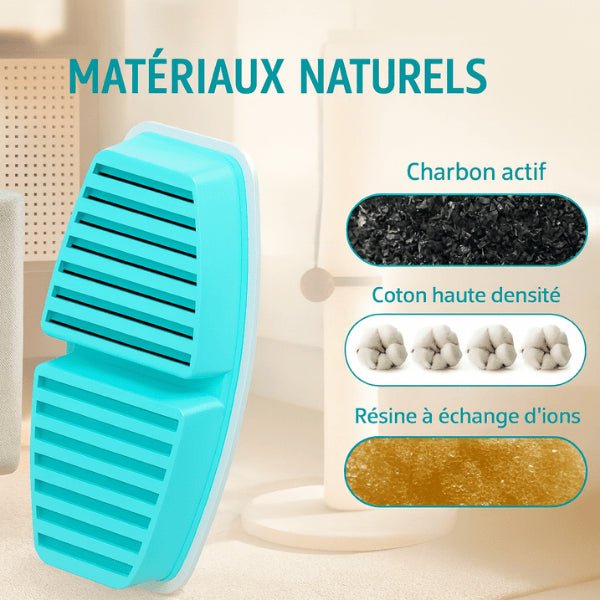 Filtre fontaine a eau pour chat en matériaux naturels pour une meilleure santé féline