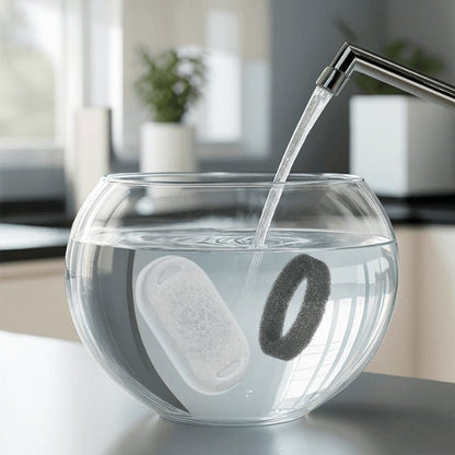 Filtre fontaine chat double conseil rincer tremper avant utilisation fontaine inox Ionix™