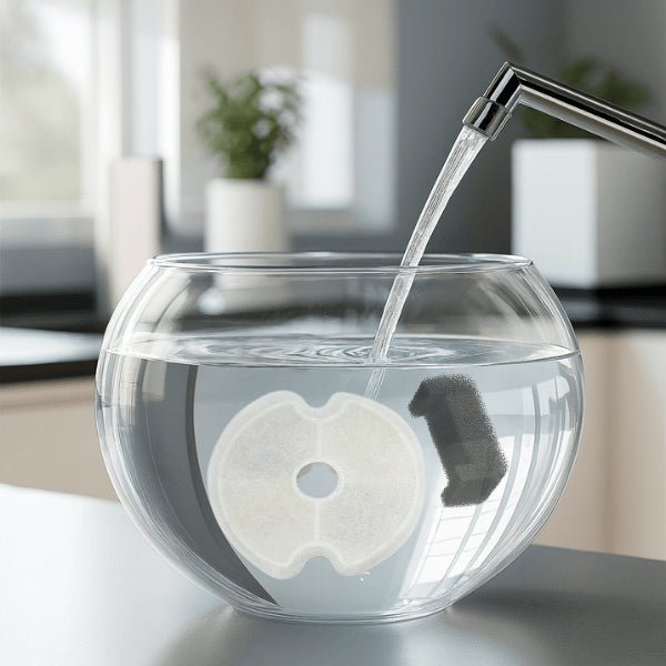 Filtre fontaine eau chat conseil humidification avant utilisation fontaine PearlFlow™