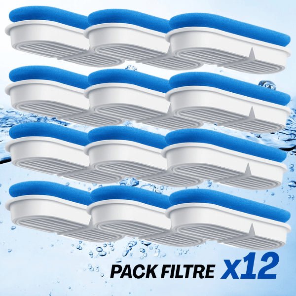 Filtre fontaine eau chat pack durée x12 pour eau pure saine et propre Studiofresh™