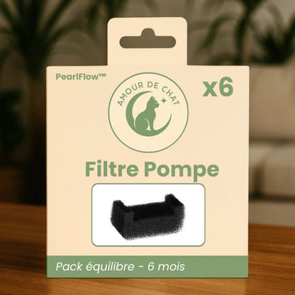 Filtre pompe fontaine a eau chat pour 6 mois pack équilibre par 6 pour fontaine PearlFlow™