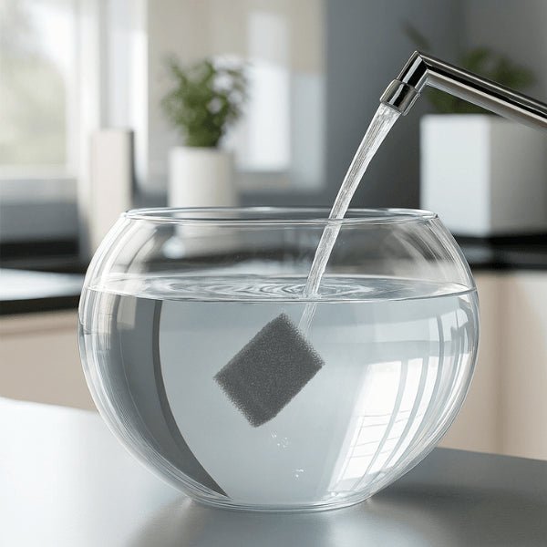 Filtre pompe fontaine chat immergé dans l’eau conseil humidification avant utilisation