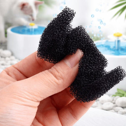Filtre pour pompe fontaine à eau chat en mousse souple facile à installer et à remplacer
